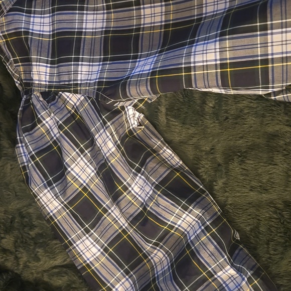 Polo by Ralph Lauren Black and Blue Plaid Button Down Shirt - Picture 16 of 16